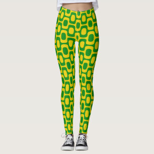 Leggings Motif du trottoir d'Ipanema, Motif de plage, Brési
