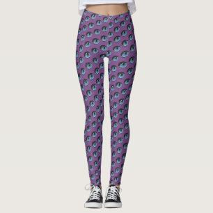 Leggings Motif d'yeux personnalisé