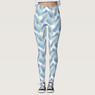 Leggings Motif en pastel tropical d'ananas