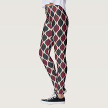 Motif en vert couleur cerise et olive et blanc