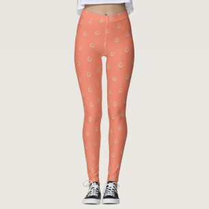 Leggings Motif équestre chanceux en fer à cheval comme des 