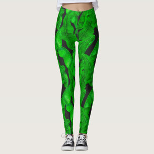 Leggings Motif feuille de banane