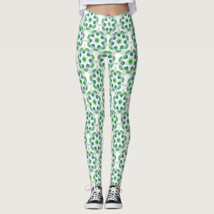 Leggings Motif Feuille, Motif De Feuilles, Feuilles Verts