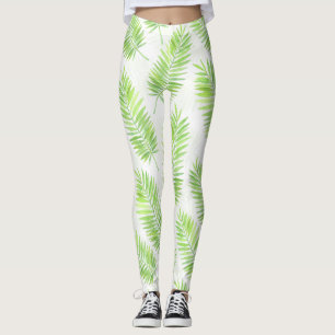 Leggings Motif feuille Palm