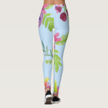 Motif Fleur sauvage aquarelle