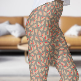 Leggings Motif Flick blanc d'antiquité moderne