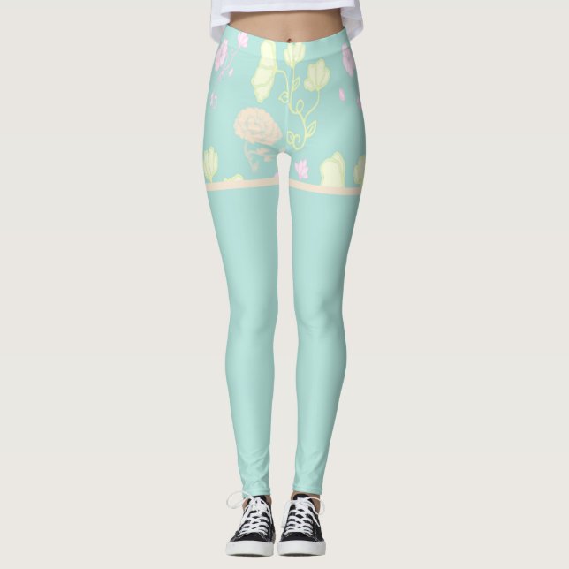 Leggings motif floral (Devant)