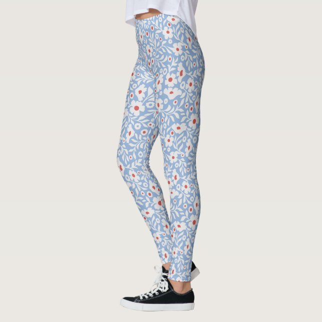 Leggings Motif floral du bois (Gauche)
