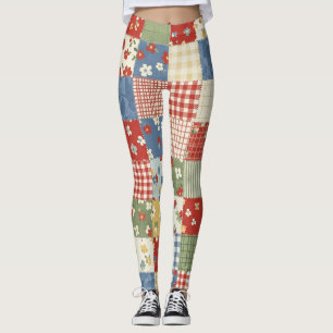 Leggings Motif floral grandmillénaire