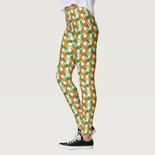 Leggings Motif floral incolore