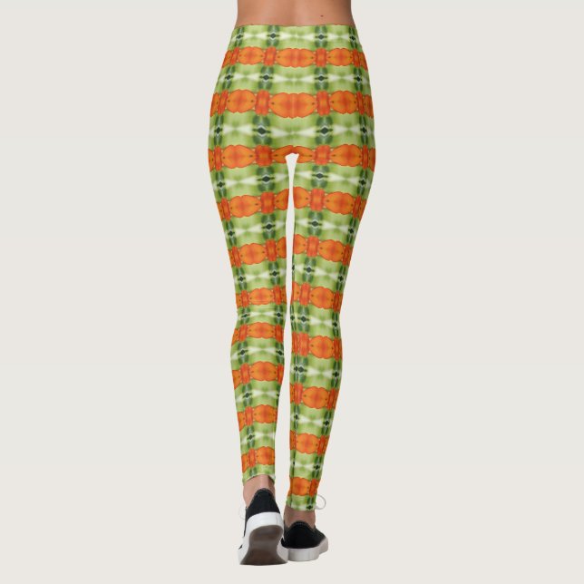 Leggings Motif floral incolore (Dos)
