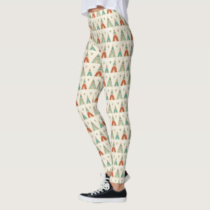 Leggings Motif géométrique de Teepee d'étape de Geo de