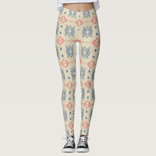 Leggings Motif géométrique ethnique