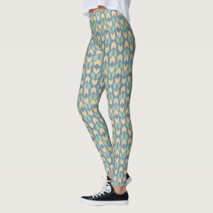 Leggings Motif géométrique extérieur de flèche d'étape