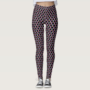 Leggings Motif géométrique multicolore moderne