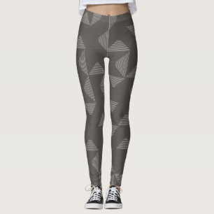 Leggings Motif graphique géométrique simple, moderne et ten