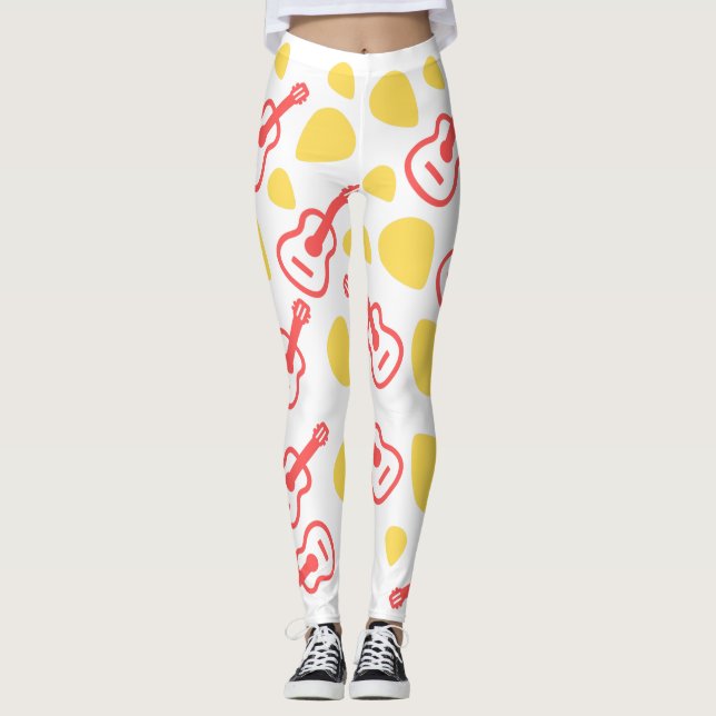Leggings Motif guitare (Devant)