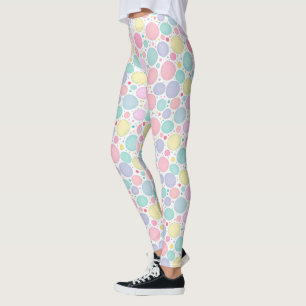 Leggings Motif imparfait à points pastel