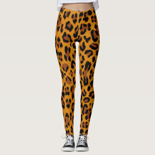 Leggings Motif léopard