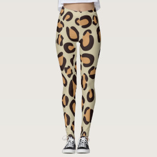 Leggings Motif léopard moderne