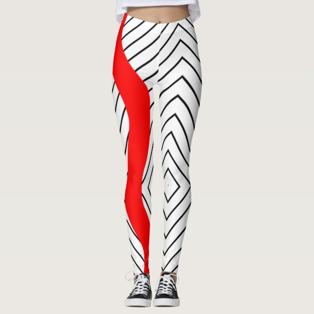Leggings Motif lignes (Devant)