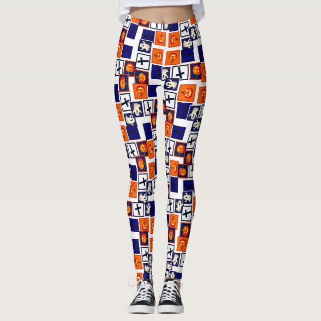 Leggings motif ludique sur le thème de l'Halloween (Devant)