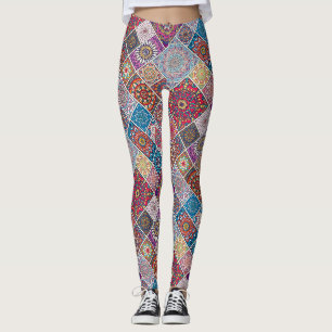 Leggings Motif Mandala/Carrelage marocain