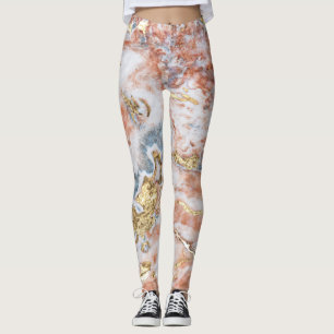Leggings Motif Marbré Ombré Tendance Cool