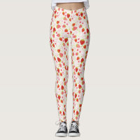 Motif mignon aux fraises rouges