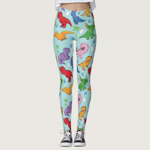 Leggings Motif mignon de dinosaure