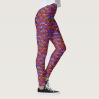 Motif mignon de feston coloré d'échelle de