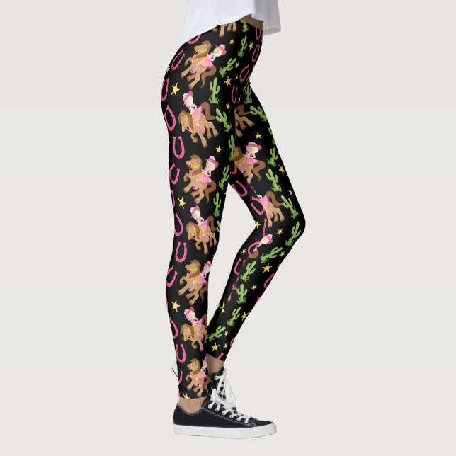 Leggings Motif mignon petite fille (Droite)