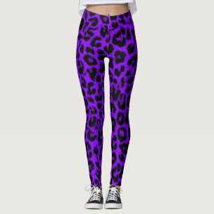 Leggings Motif moderne de peau de léopard #11