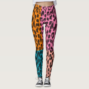 Leggings Motif moderne de peau de léopard #15