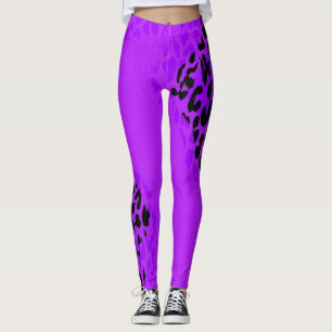 Leggings Motif moderne de peau de léopard #33