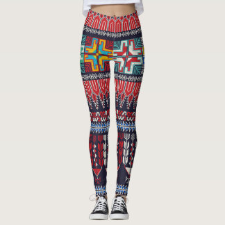 Leggings Motif Motif Palestinien Broderie.