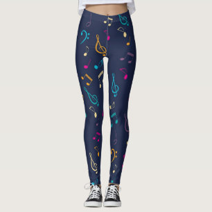 Leggings Motif musical