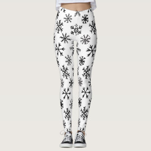Leggings Motif noir et blanc