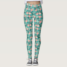Motif or rose Turquoise Élégant
