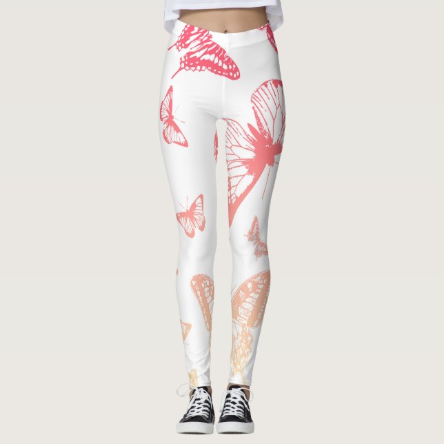 Leggings Motif papillon (Devant)