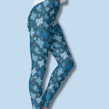Motif papillon bleu