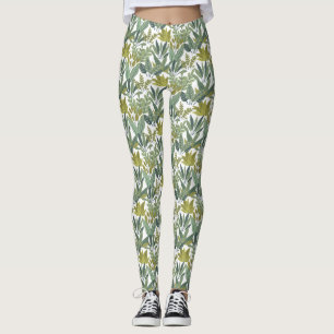 Leggings motif plante