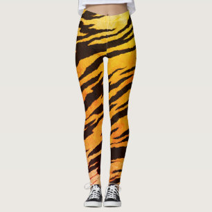 Leggings Motif Poster de animal Tiger Stripes