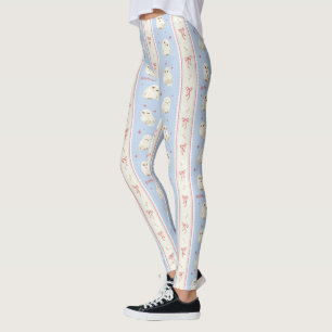 Leggings Motif rayé de la Poste aux hiboux Hedwige