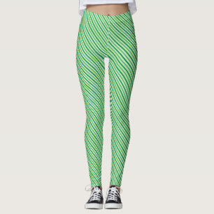 Leggings Motif Rayures Vertes St. Patrick-54608