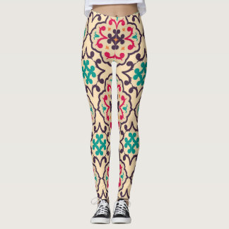 Leggings Motif rétro : papier peint, design textile