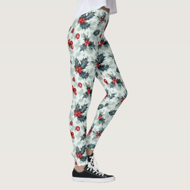Leggings Motif saint de Noël (Droite)