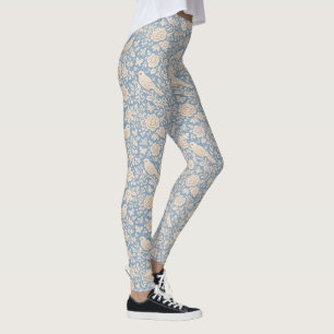 Leggings Motif sans couture de chinoiserie oiseau et fleur