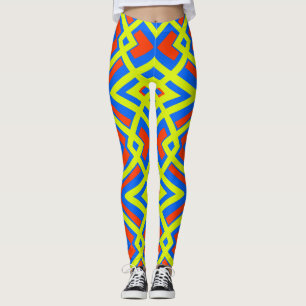 Leggings Motif sans couture multicolore "Ratti_Creative_Art