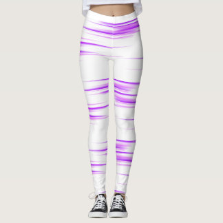 Leggings Motif sans couture Neon Purple Motion